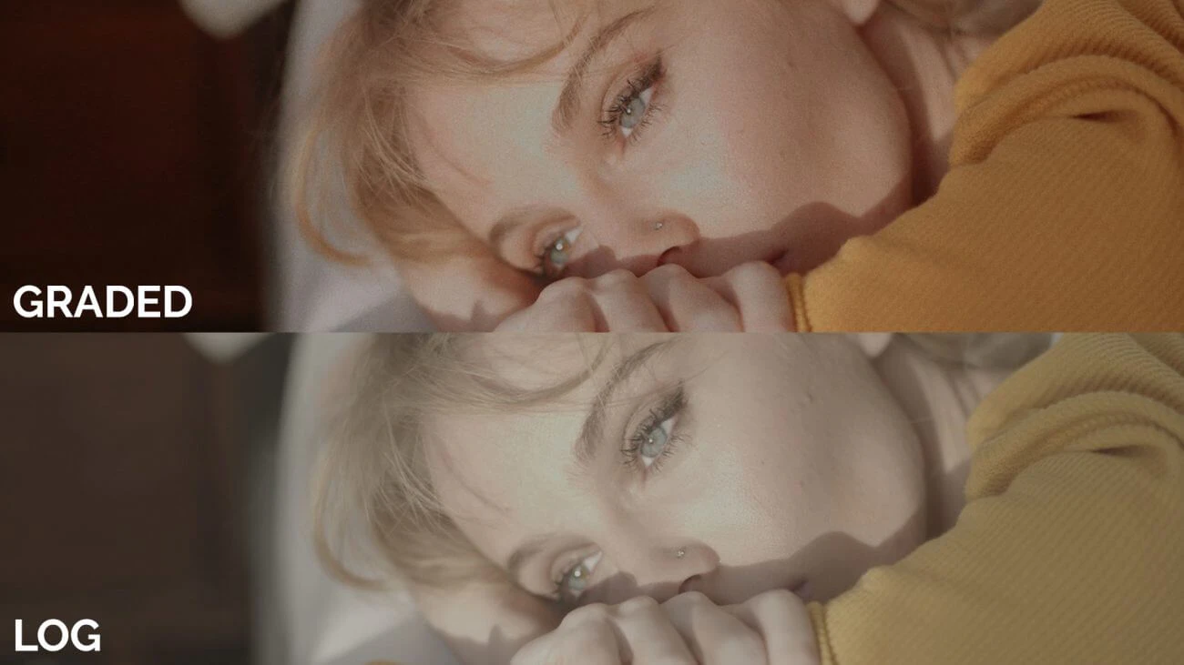 Vintage girl in her bedroom footage story