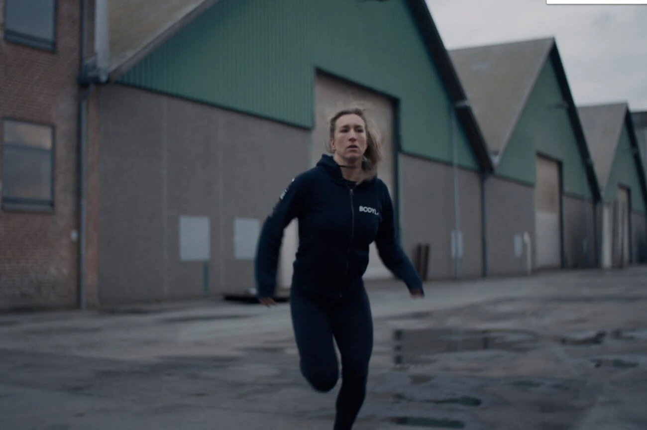 woman running