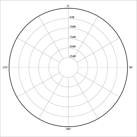 Omni-directions mic pattern