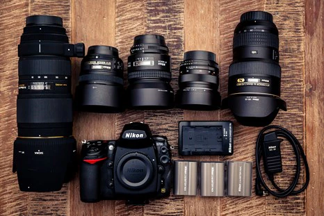 nikon dslr and lenses
