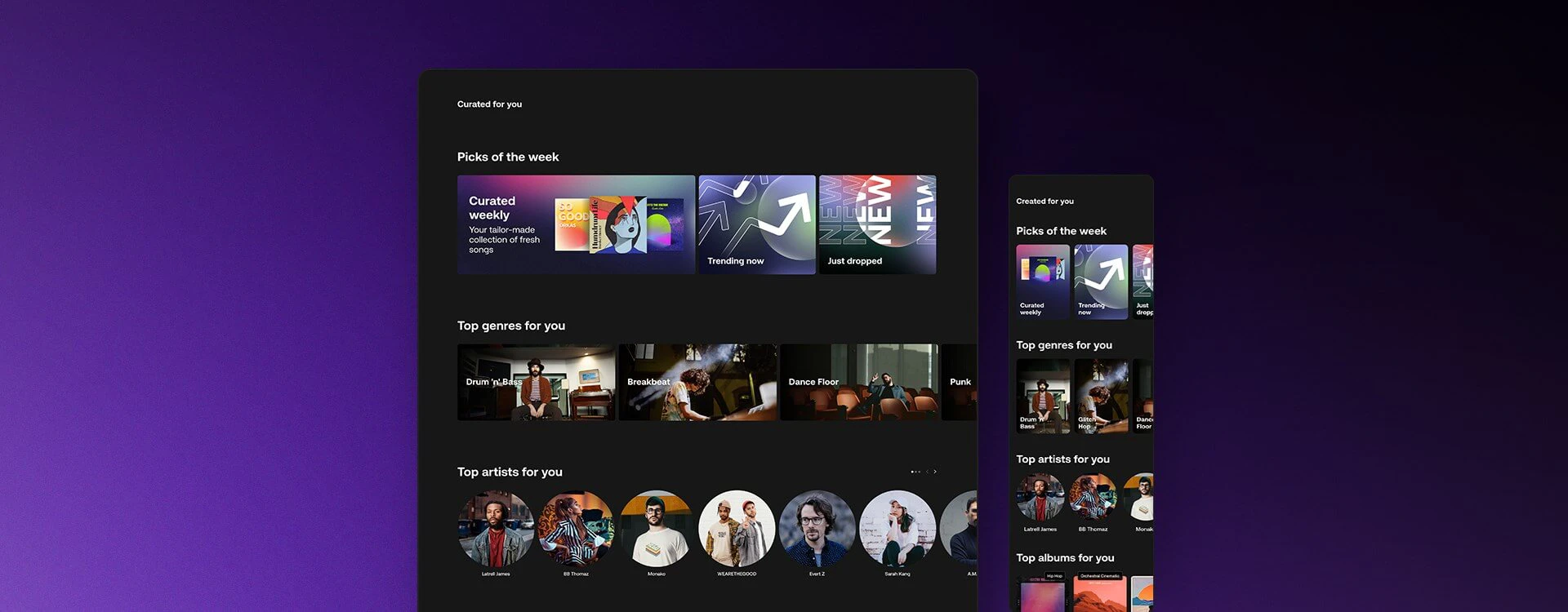 Artlist For You recommendations