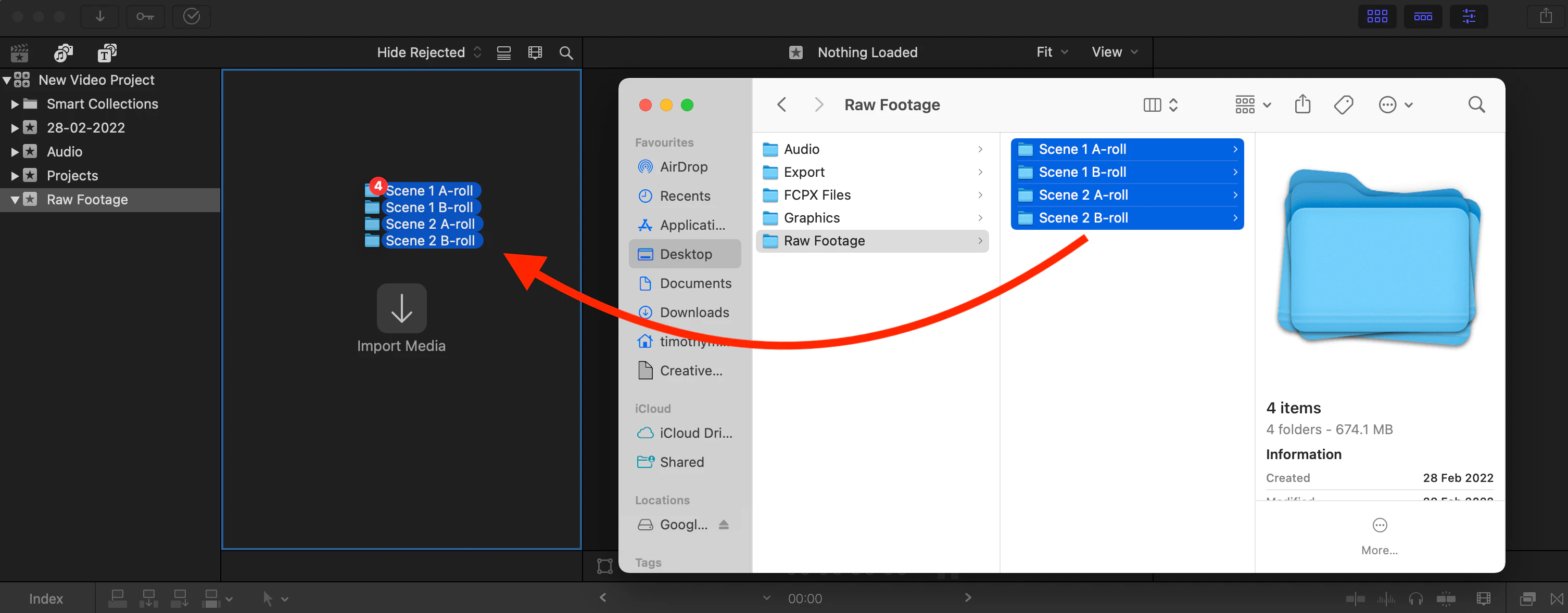 how to import videos to final cut pro