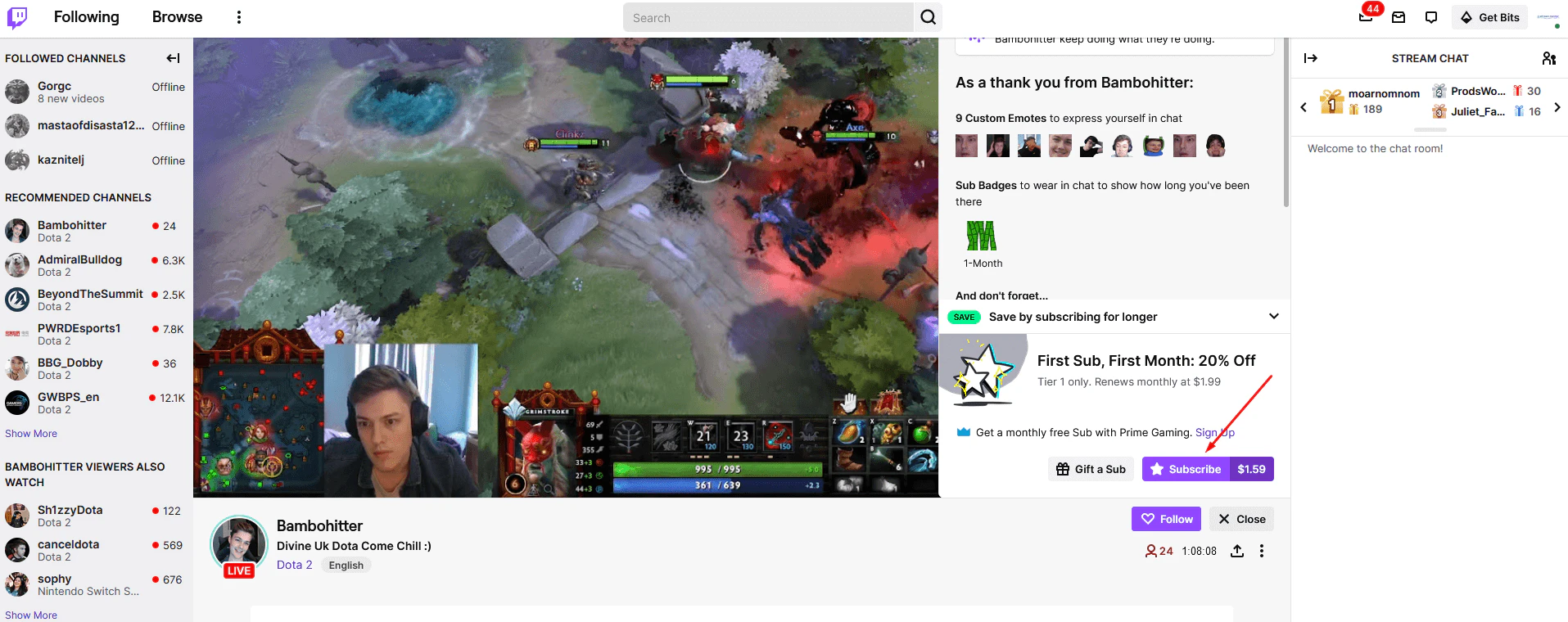 subscriptions are a way to get paid on twitch