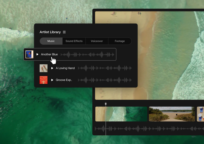 Stay in your editing flow with the new Artlist extension for Premiere Pro