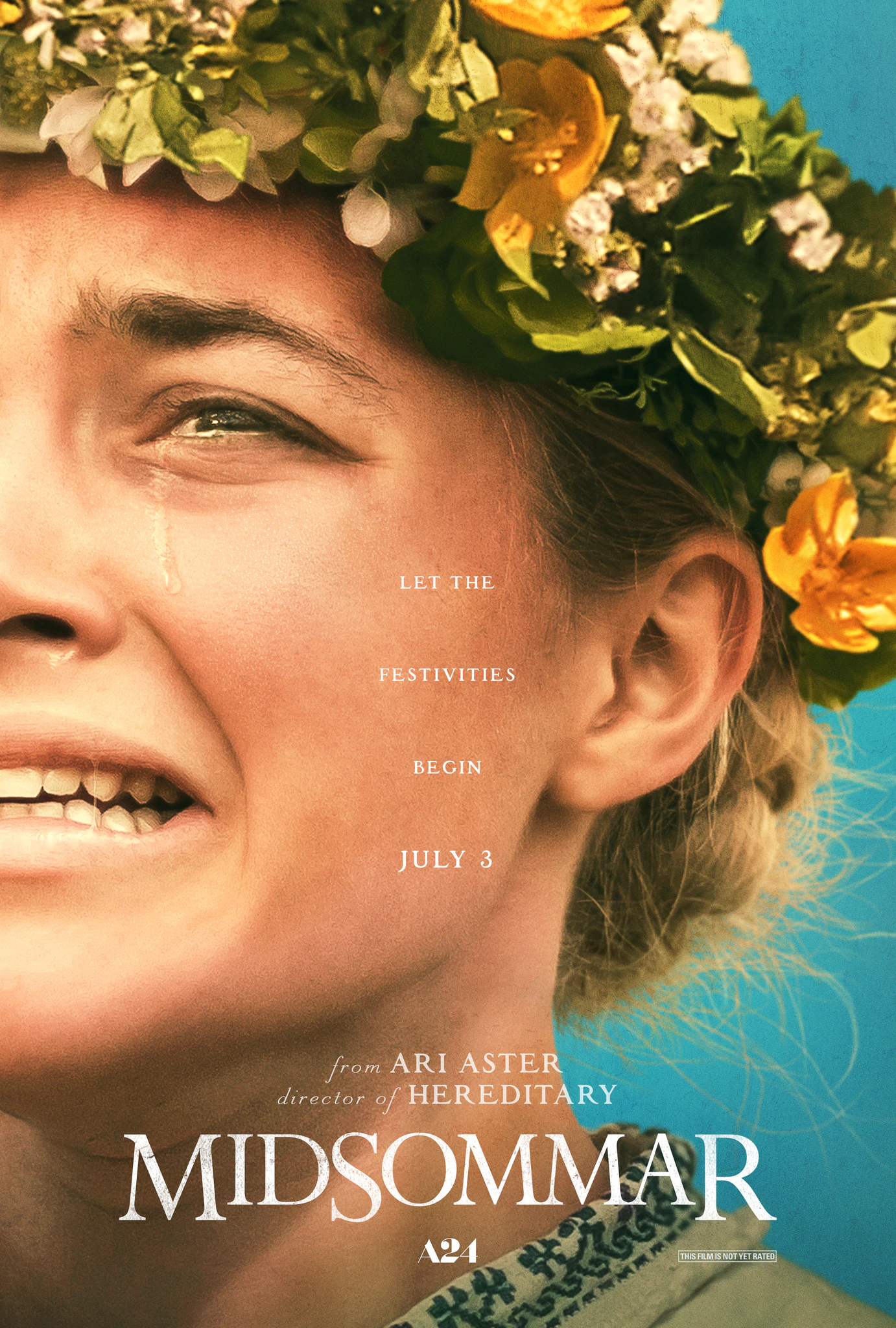 Official poster for Midsommar, a movie by A24 studios