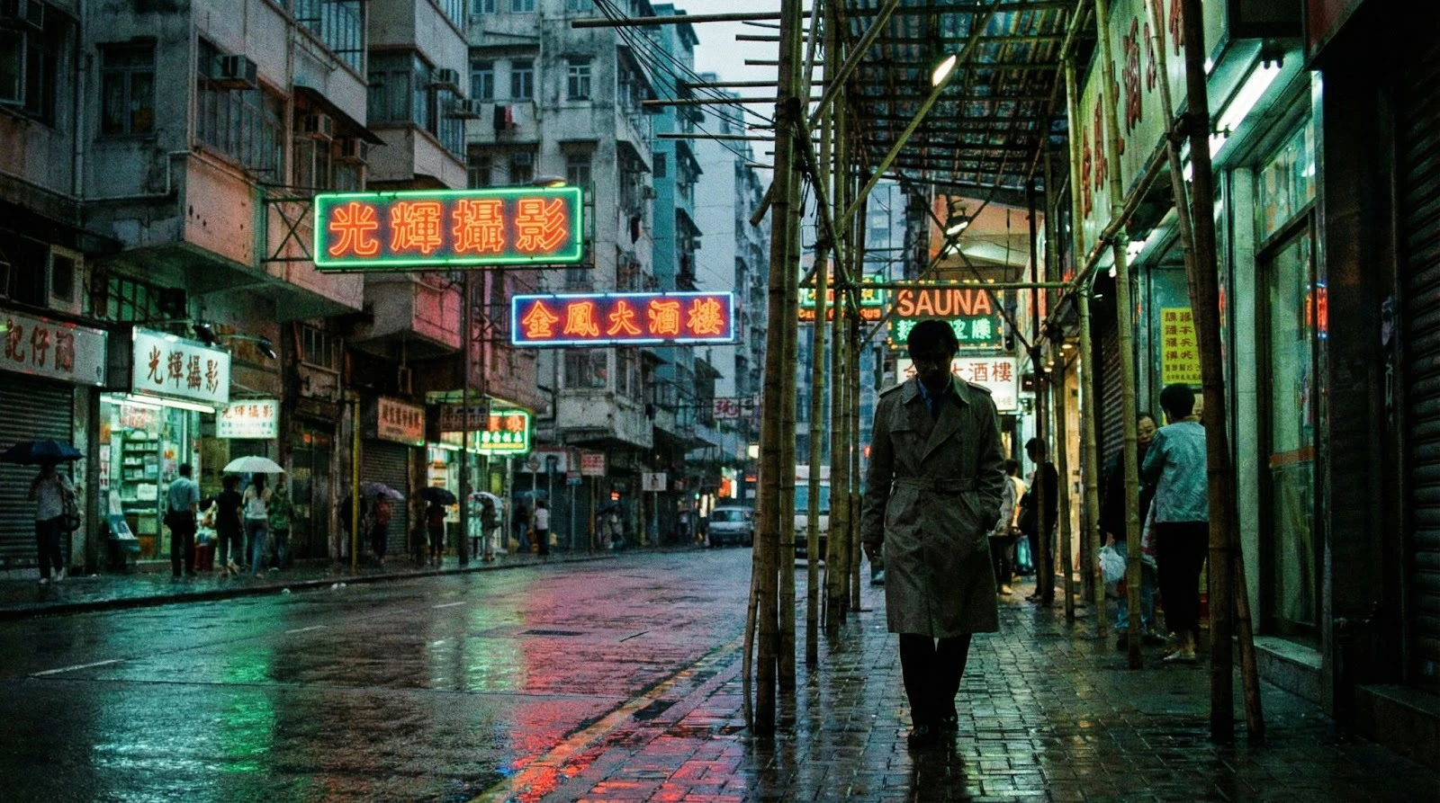 AI generated image of a city street of Hong Kong based on a text prompt written into Nano Banana pro.