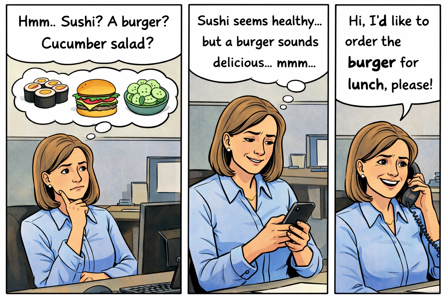 A 3-panel comic strip generated by GPT Image 1.5